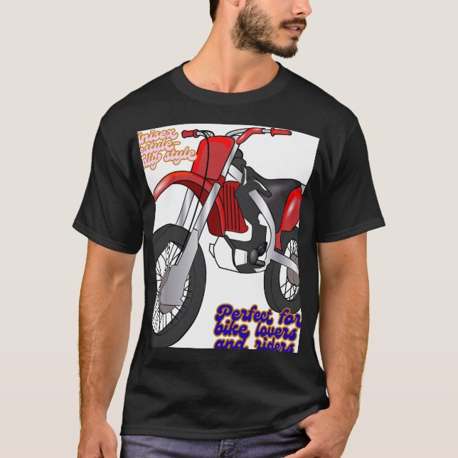 Camiseta Racing Dirt Bike Art (Anverso)