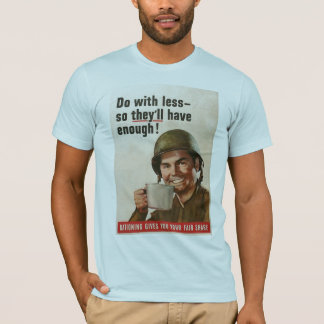 Camiseta Racionar la Segunda Guerra Mundial