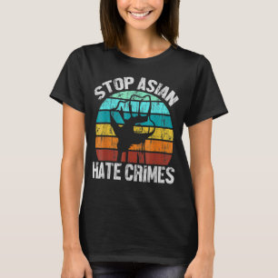 Camiseta Racismo antiasiático api estadounidense detienen o
