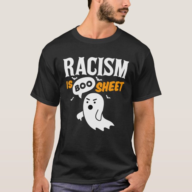 Camiseta Racismo es una hoja de boo que desaprueba la Fanta (Anverso)