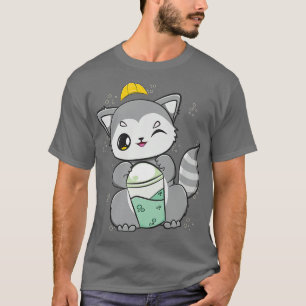 Camiseta Racoon Bebe Boba Para Trabajadores De Construcción