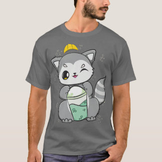 Camiseta Racoon Bebe Boba Para Trabajadores De Construcción