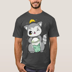 Camiseta Racoon Bebe Boba Para Trabajadores De Construcción