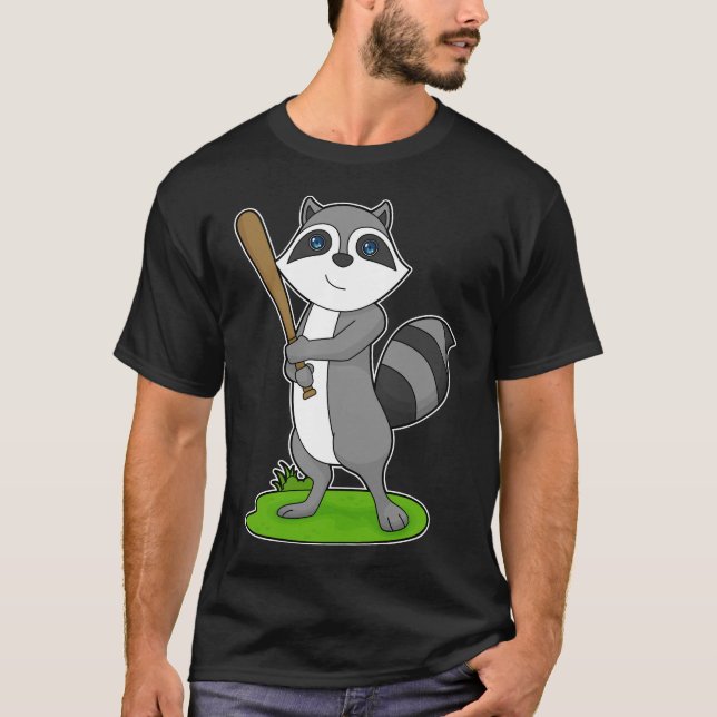 Camiseta Racoon Béisbol (Anverso)