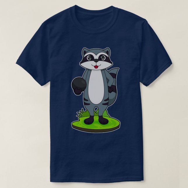 Camiseta Racoon Bowling Bowling (Diseño del anverso)