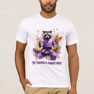 Camiseta Racoon-coach, deporte