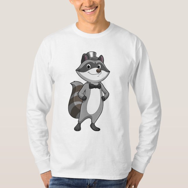 Camiseta Racoon como Groom con el empate (Anverso)