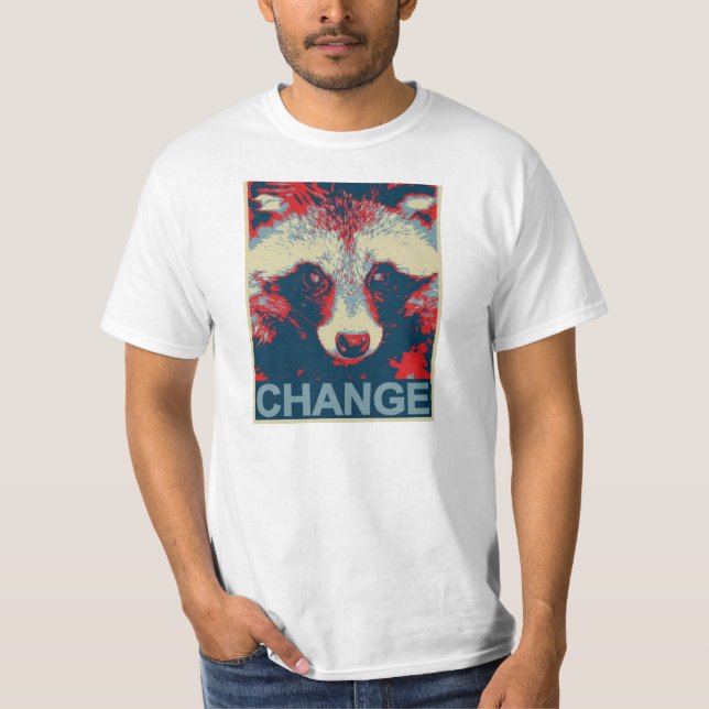 Camiseta Racoon para prezident (Anverso)