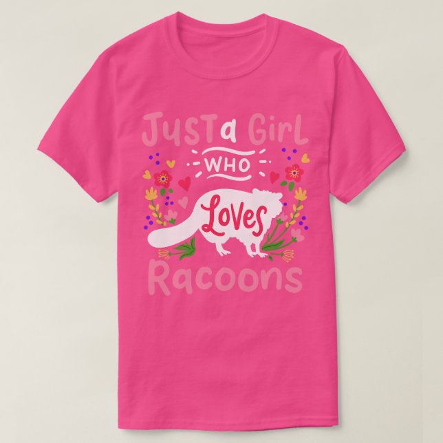 Camiseta Racoon Racoon Lover 1 (Diseño del anverso)
