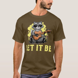 Camiseta Racoon Toca Guitarra Premium