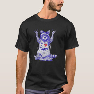 Camiseta Racoon Viendo Que Me Encanta La Basura Raccoon Ani