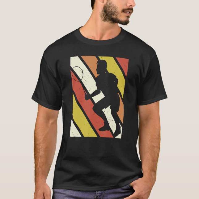 Camiseta Racquet Sport Badminton Player Smash Shuttlecock B (Anverso)