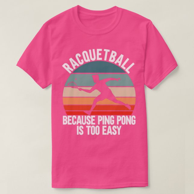 Camiseta Racquetball (Diseño del anverso)