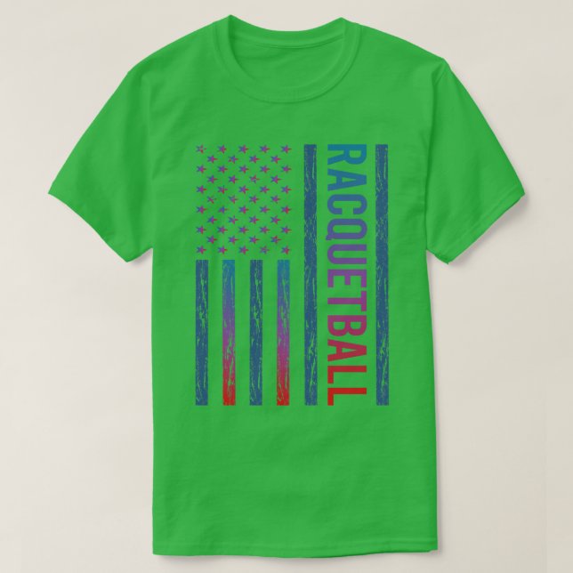 Camiseta Racquetball con indicador de degradado (Diseño del anverso)