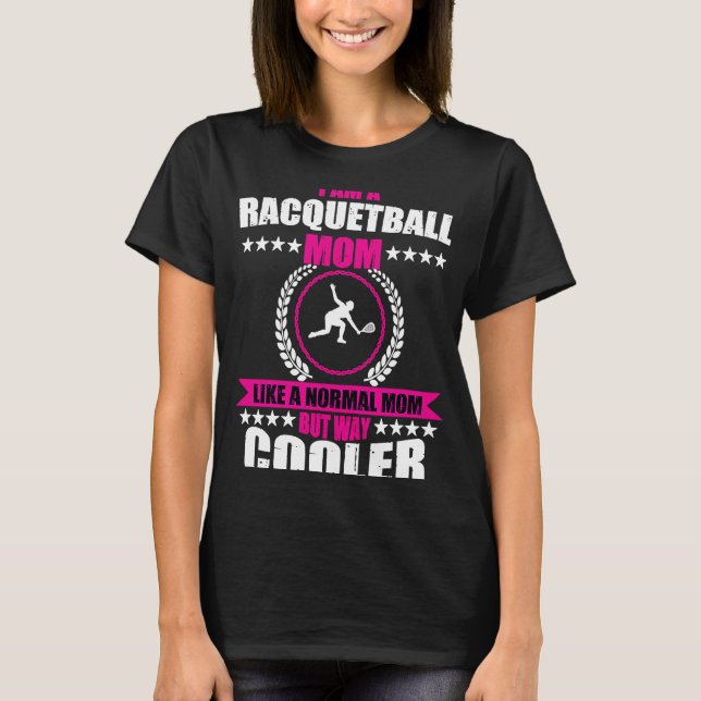 Camiseta Racquetball - Equipo De Madera Para Mujeres (Anverso)