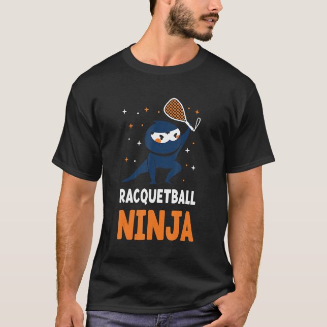 Camiseta Racquetball Player Racquetball Squad Paddball (Anverso)