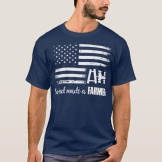 Camiseta Ractor de bandera estadounidense, entonces Dios hi