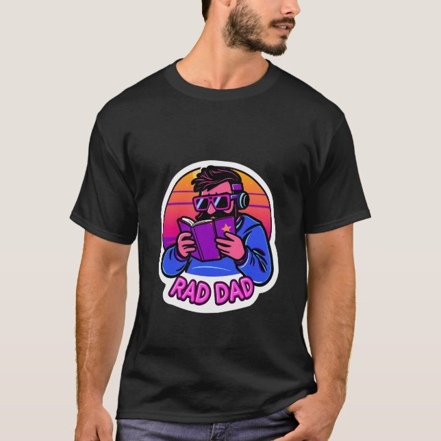 Camiseta Rad Dad – Retro Cool Día del Padre  (Anverso)