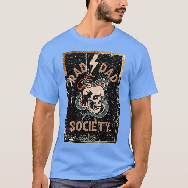 Camiseta Rad Dad Society Cool Dad Club Dad Life Fathers Day (Anverso)