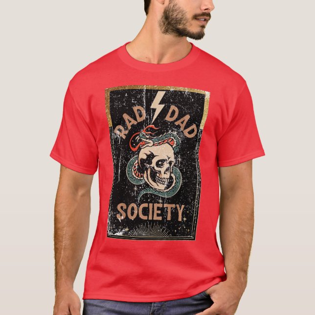 Camiseta Rad Dad Society Guay Dad Club Dad (Anverso)