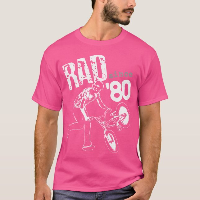 Camiseta Rad Desde 1980 Bmx (Anverso)
