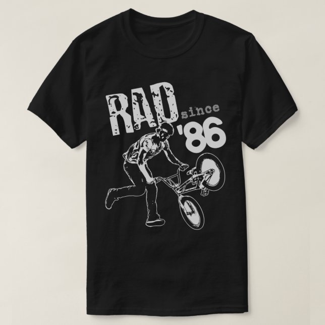 Camiseta Rad Desde 1986 BMX (Diseño del anverso)