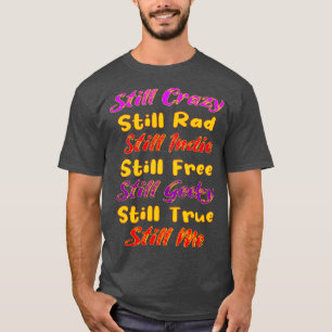 Camiseta Rad Indie Free Freaky True Me Typograp