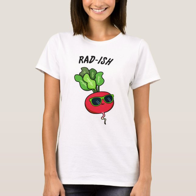 Camiseta Rad-ish Funny Vegetable Radish Pun (Anverso)