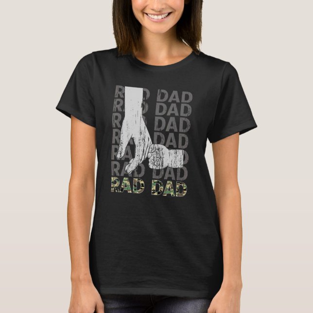 Camiseta Rad Like Dad Rad Daddy's Day Hens Paté Papá (Anverso)