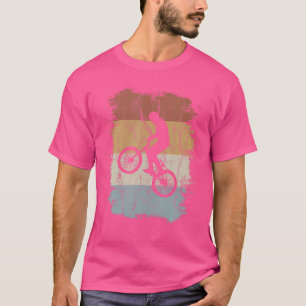 Camiseta Rad Oighties Bike Silhouette Bmx Wheelie