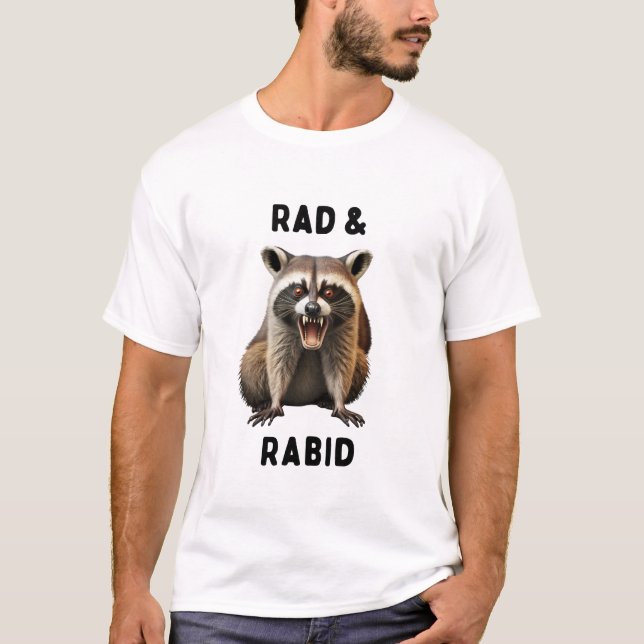 Camiseta Rad & Rabid Raccoon (Anverso)