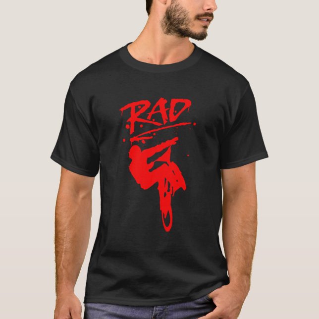 Camiseta Rad Radical Bmx Rediseño de Graffiti Gnarly Awes (Anverso)