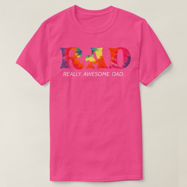 Camiseta RAD Really Awesome Dad Father's Day Funny  (Diseño del anverso)