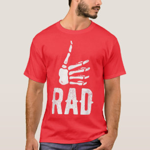 Camiseta Rad Skeleton Thumb Tecnólogo Radiológico