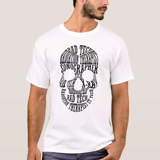 Camiseta Rad Tech Skull Technologist Xray Radiology Tech (Anverso)