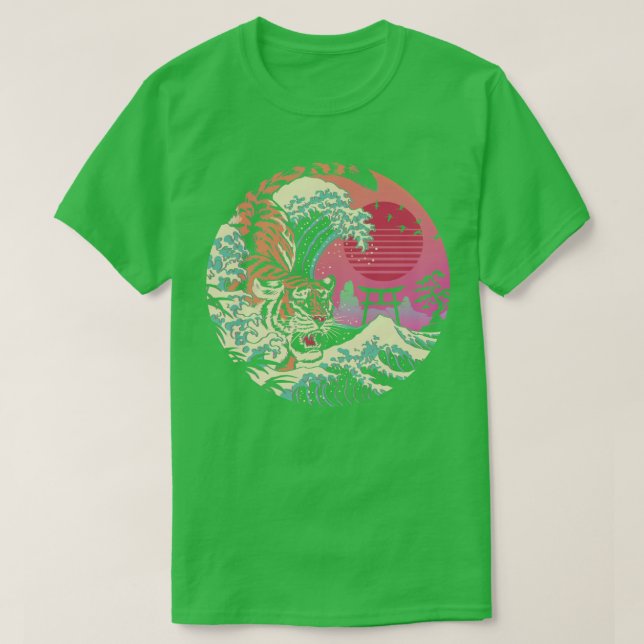 Camiseta Rad Tiger Wave (Diseño del anverso)