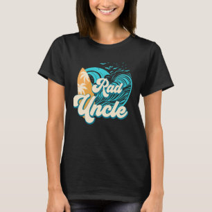 Camiseta Rad Uncle The Big One Birthday Surf Family Mat