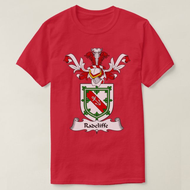 Camiseta Radcliffe Coat of Arms Family Crest  (Diseño del anverso)