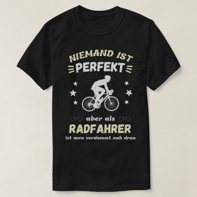 Camiseta Radfahrer Humor Fahrad Perfektion Spruch Fun (Diseño del anverso)