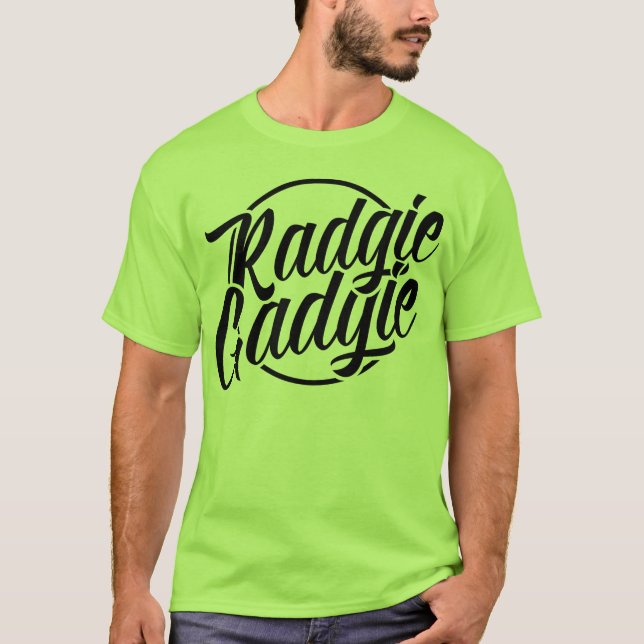 Camiseta Radgie Gadgie Newcastle Geordie Dialect (Anverso)