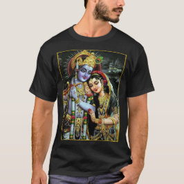 Camiseta Radha-Krishna: ॐ de medianoche divino del amor