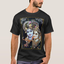Radha-Krishna: Flores divinas del ॐ del amor