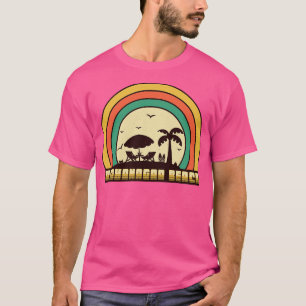 Camiseta Radhanagar Beach Vintage Retro Sunset Style
