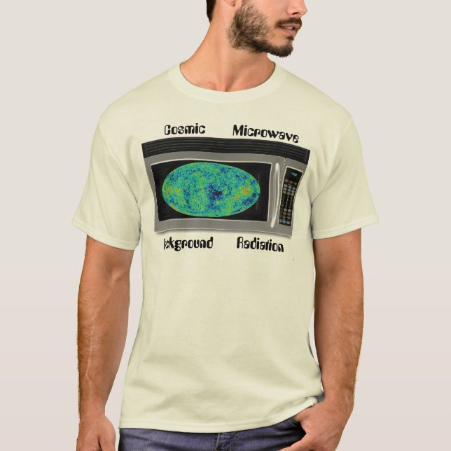Camiseta Radiación de fondo cósmica de la microonda (Anverso)