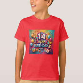 Camiseta Radiant 14th Birthday Celebration Boys'
