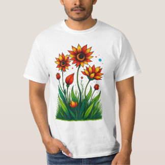 Camiseta Radiant Bloom Burst