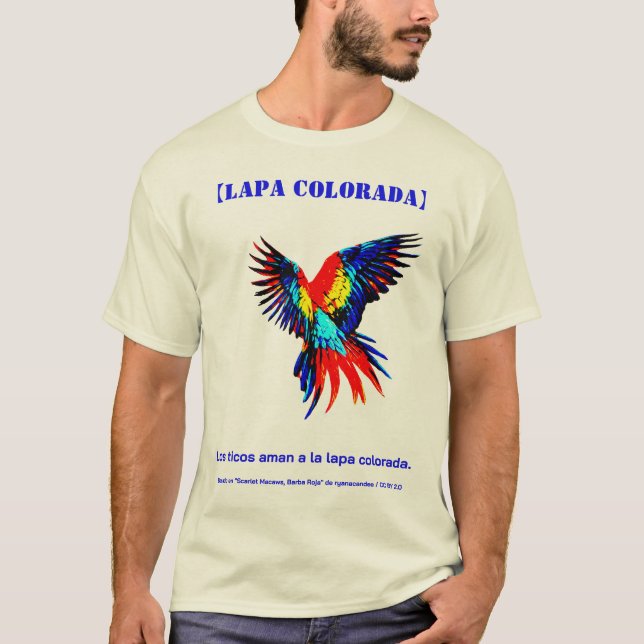 Camiseta Radiant Flight Macaw(Spanish)2 (Anverso)