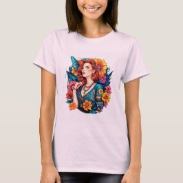 Camiseta Radiant Soul – Floral Queen Vibes