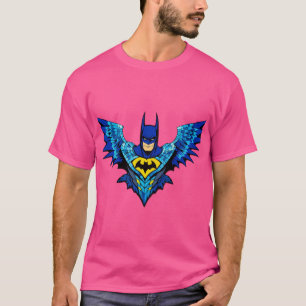 Camiseta Radiante Knight: Batman reforzado en llama azul"
