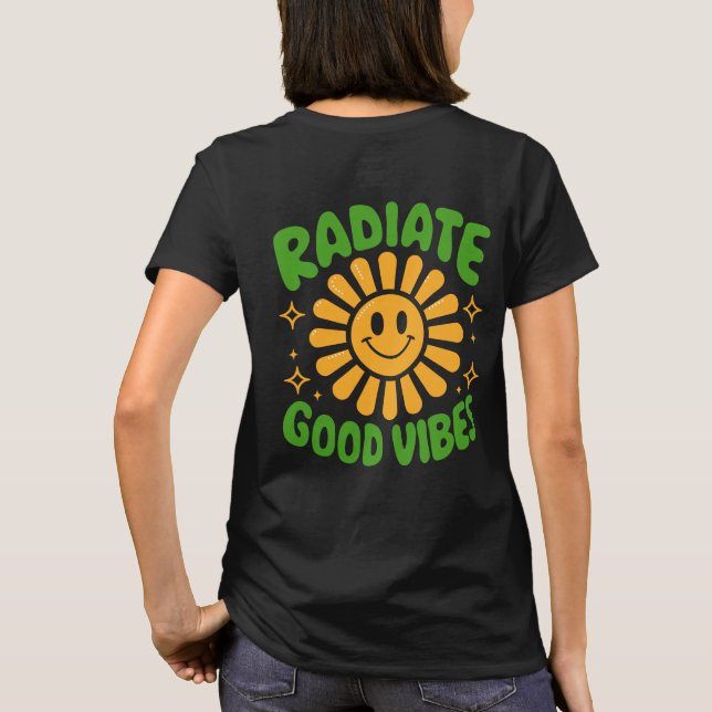 Camiseta Radiar buenos vibraciones - Sonriente Sunshine (Reverso)